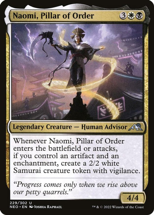 Naomi, Pillar of Order | 229 | Kamigawa: Neon Dynasty