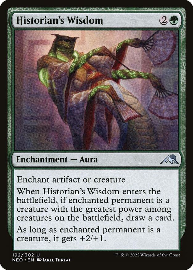 Historian's Wisdom | 192 | Kamigawa: Neon Dynasty
