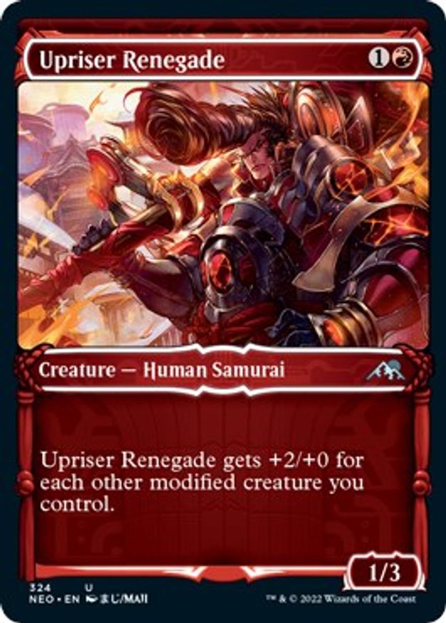 Upriser Renegade (Showcase) | 324 | Kamigawa: Neon Dynasty
