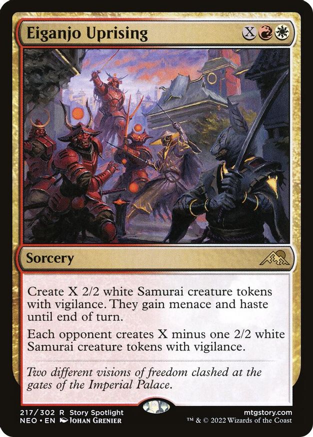 Eiganjo Uprising | 217 | Kamigawa: Neon Dynasty