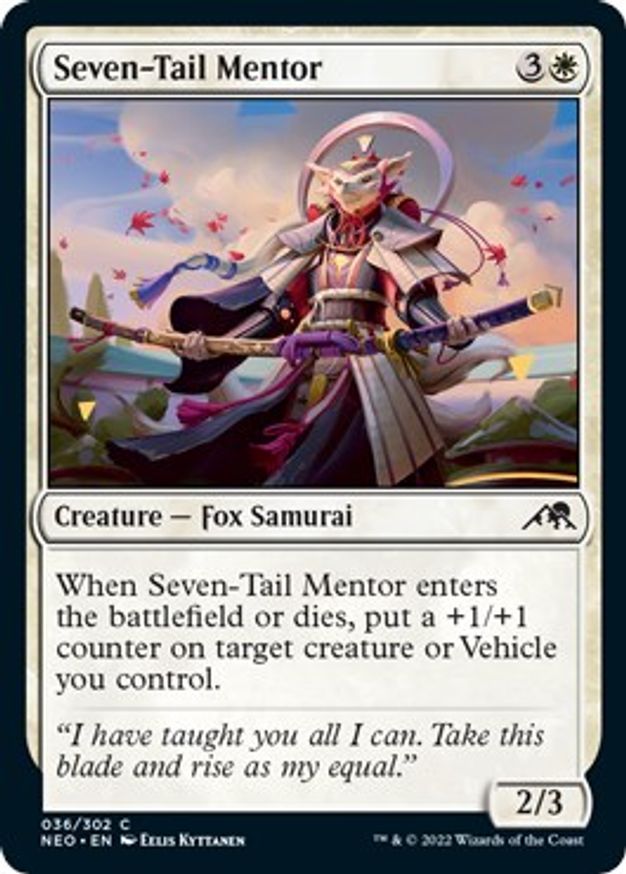 Seven-Tail Mentor | 36 | Kamigawa: Neon Dynasty