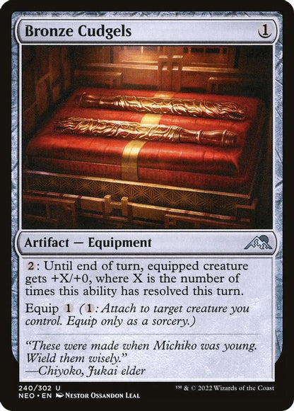 Bronze Cudgels | 240 | Kamigawa: Neon Dynasty