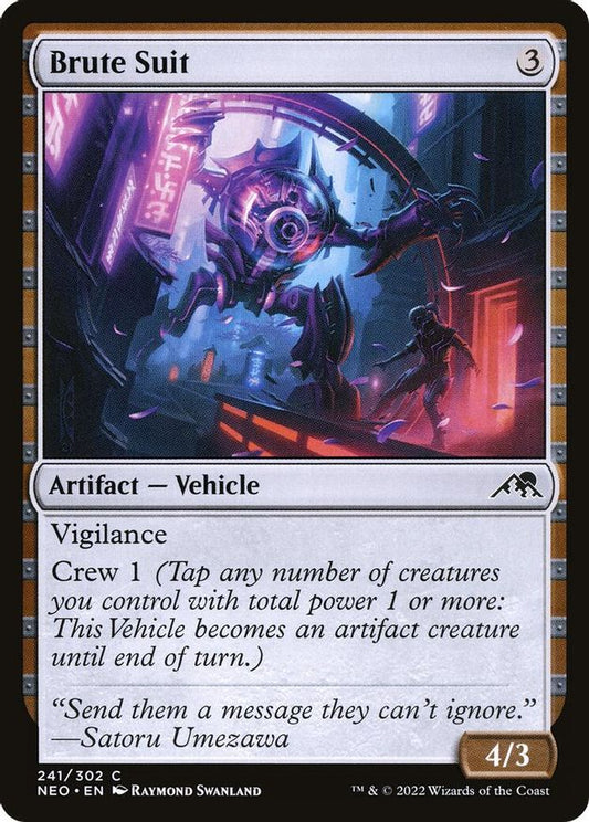 Brute Suit | 241 | Kamigawa: Neon Dynasty