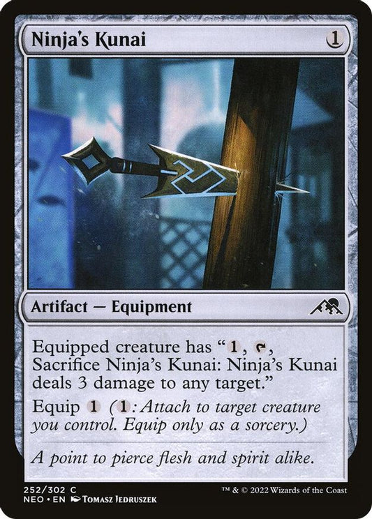 Ninja's Kunai | 252 | Kamigawa: Neon Dynasty