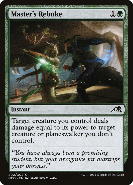 Master's Rebuke | 202 | Kamigawa: Neon Dynasty