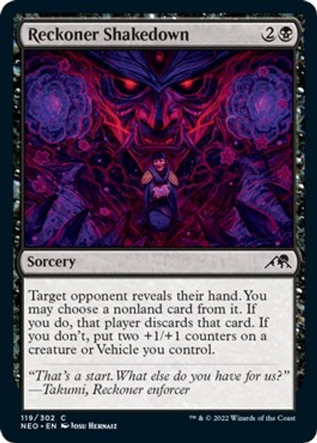 Reckoner Shakedown | 119 | Kamigawa: Neon Dynasty