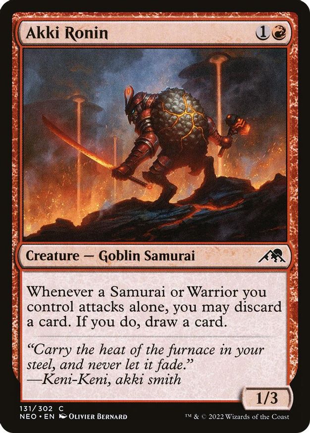 Akki Ronin | 131 | Kamigawa: Neon Dynasty