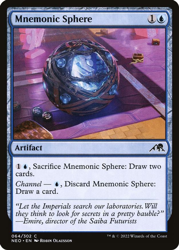 Mnemonic Sphere | 64 | Kamigawa: Neon Dynasty