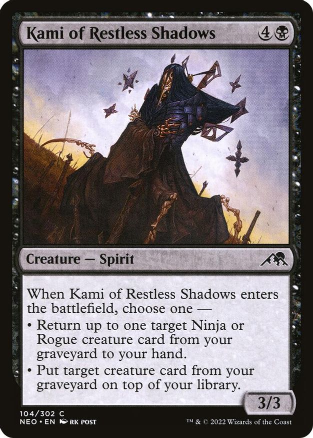 Kami of Restless Shadows | 104 | Kamigawa: Neon Dynasty