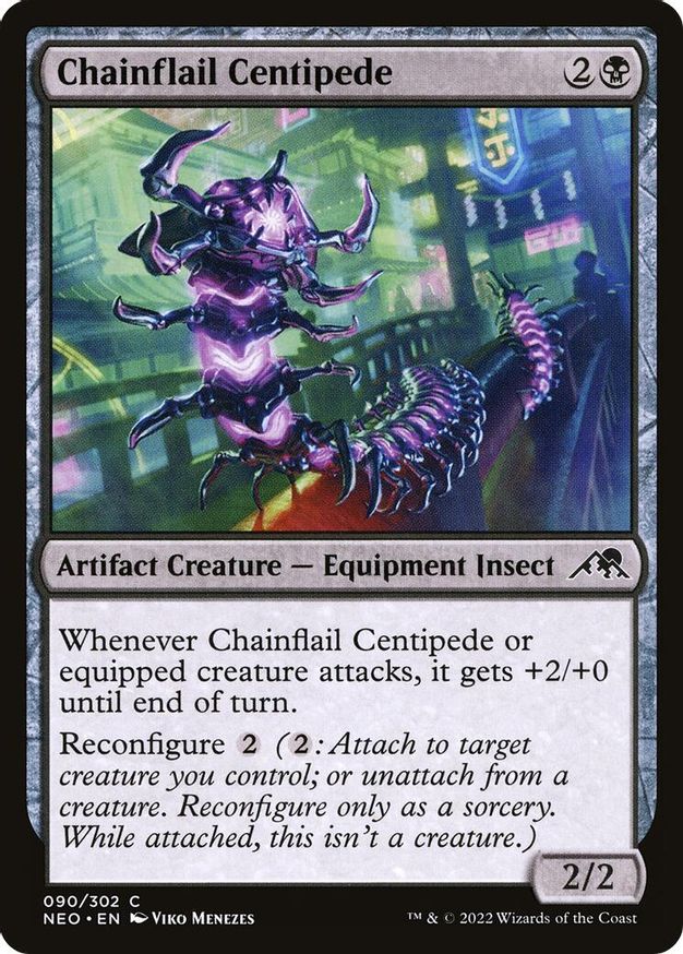 Chainflail Centipede | 90 | Kamigawa: Neon Dynasty