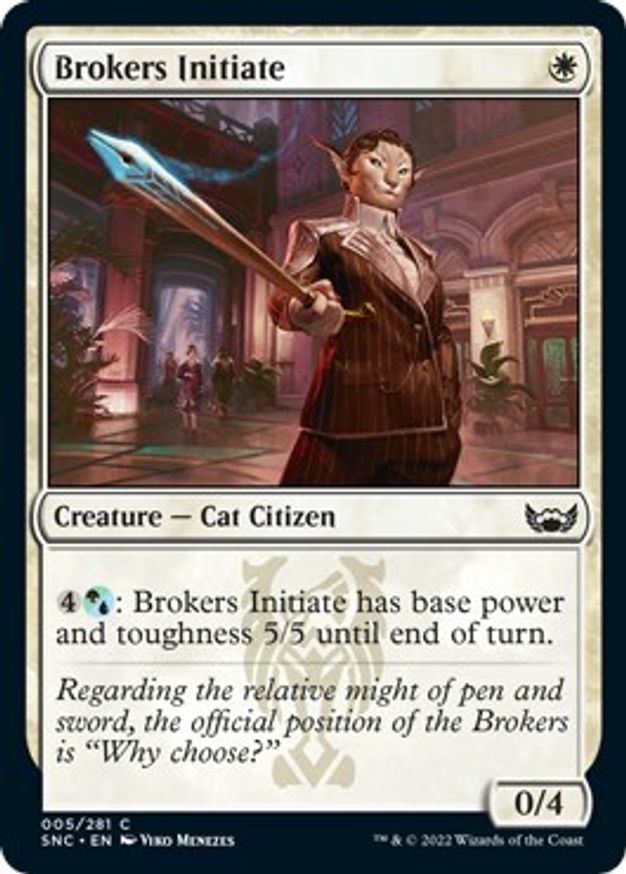 Brokers Initiate | 5 | Streets of New Capenna