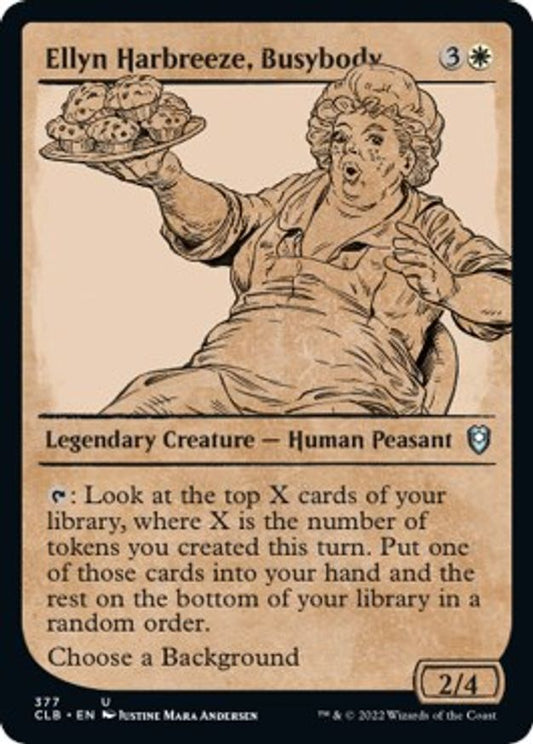 Ellyn Harbreeze, Busybody (Showcase) | 377 | Commander Legends: Battle for Baldur's Gate