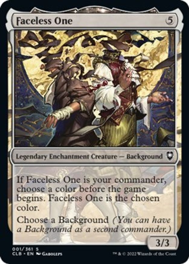 Faceless One | 1 | Commander Legends: Battle for Baldur's Gate