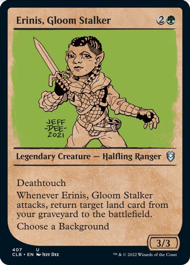 Erinis, Gloom Stalker (Showcase) | 407 | Commander Legends: Battle for Baldur's Gate