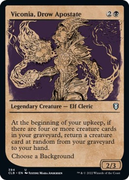 Viconia, Drow Apostate (Showcase) | 394 | Commander Legends: Battle for Baldur's Gate
