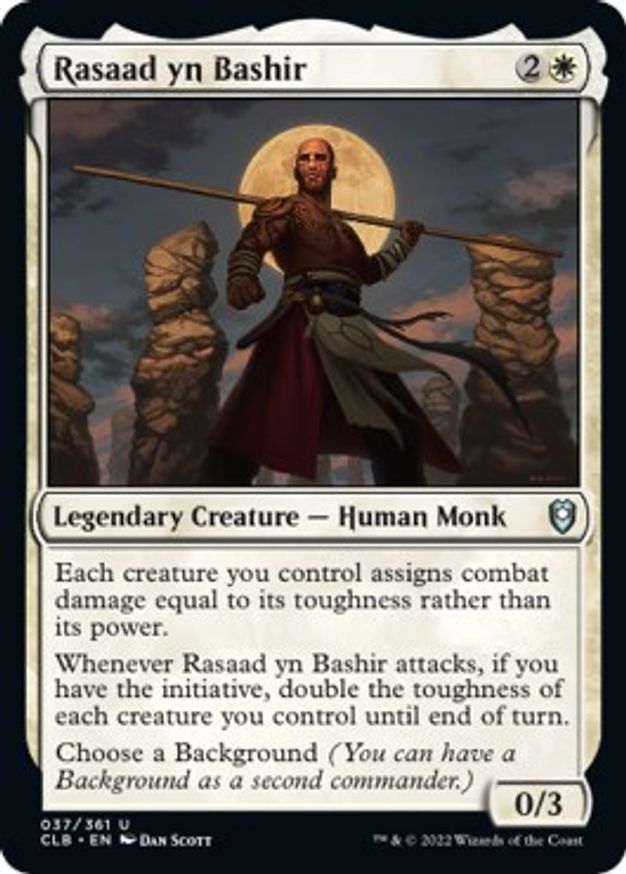 Rasaad yn Bashir | 37 | Commander Legends: Battle for Baldur's Gate