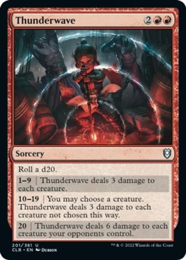 Thunderwave | 201 | Commander Legends: Battle for Baldur's Gate