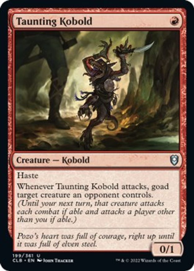 Taunting Kobold | 199 | Commander Legends: Battle for Baldur's Gate
