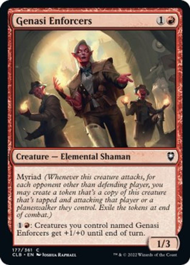 Genasi Enforcers | 177 | Commander Legends: Battle for Baldur's Gate