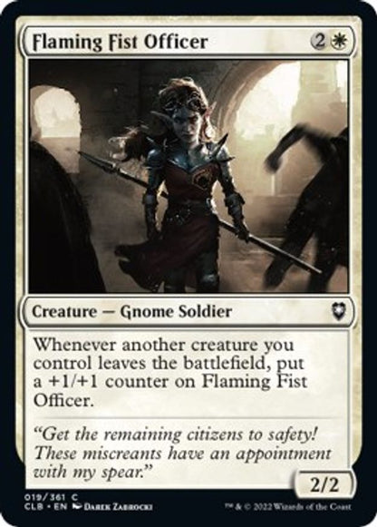 Flaming Fist Officer | 19 | Commander Legends: Battle for Baldur's Gate