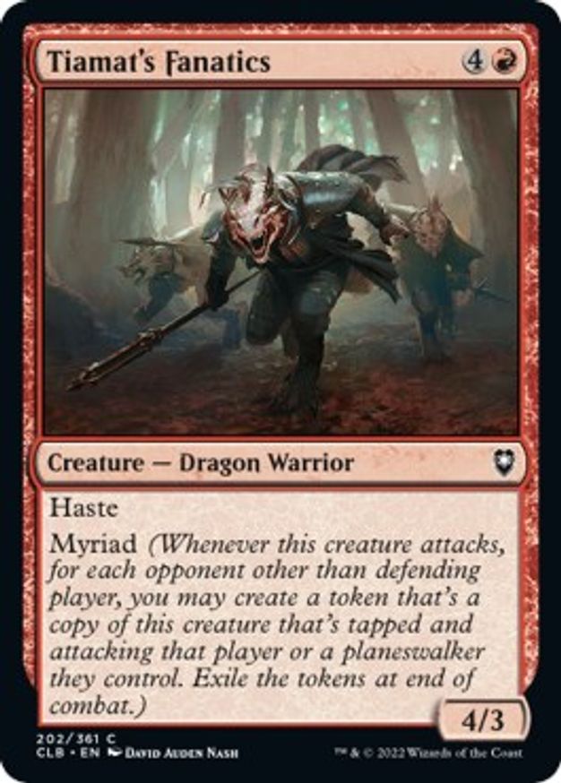 Tiamat's Fanatics | 202 | Commander Legends: Battle for Baldur's Gate