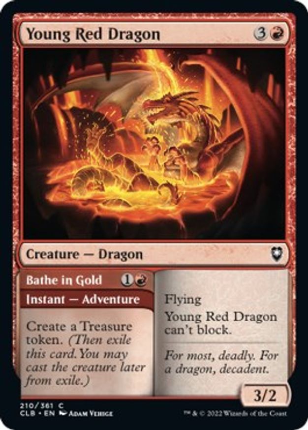 Young Red Dragon | 210 | Commander Legends: Battle for Baldur's Gate
