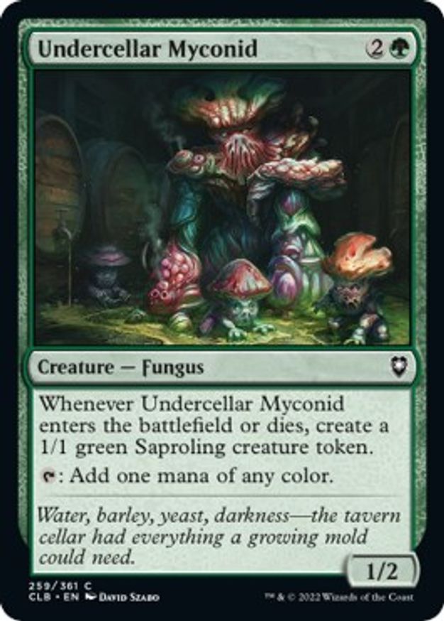 Undercellar Myconid | 259 | Commander Legends: Battle for Baldur's Gate