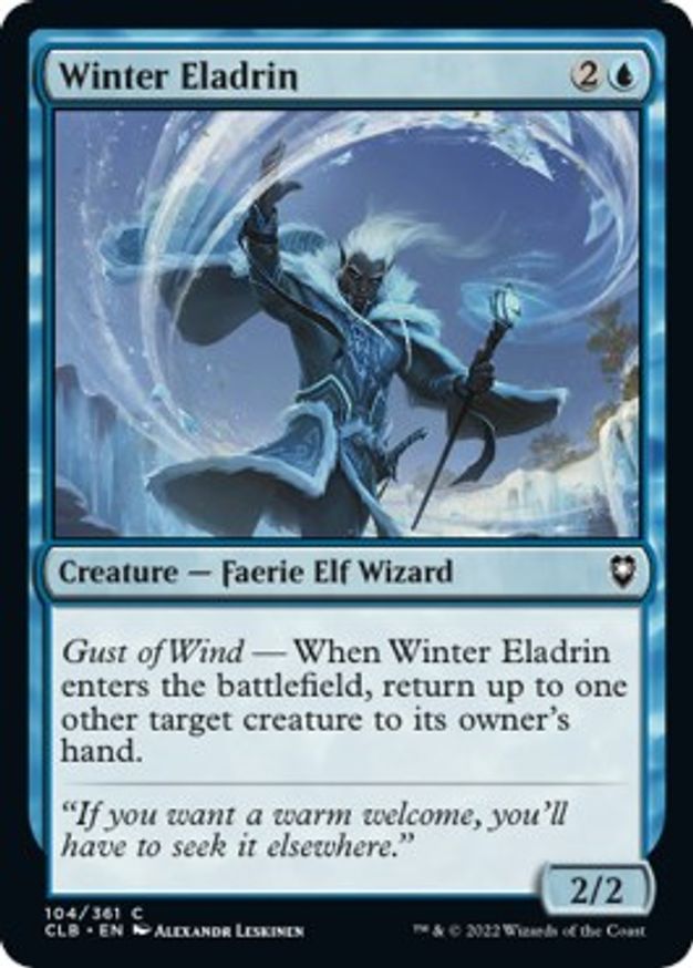 Winter Eladrin | 104 | Commander Legends: Battle for Baldur's Gate