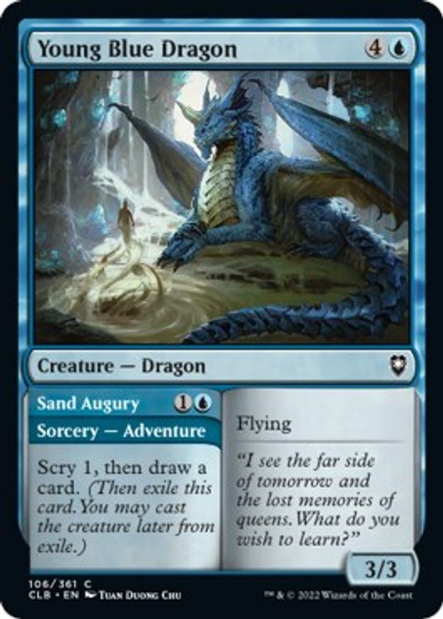 Young Blue Dragon | 106 | Commander Legends: Battle for Baldur's Gate