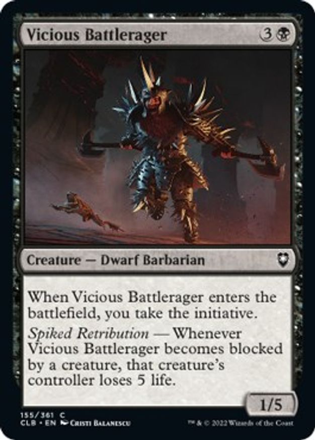 Vicious Battlerager | 155 | Commander Legends: Battle for Baldur's Gate