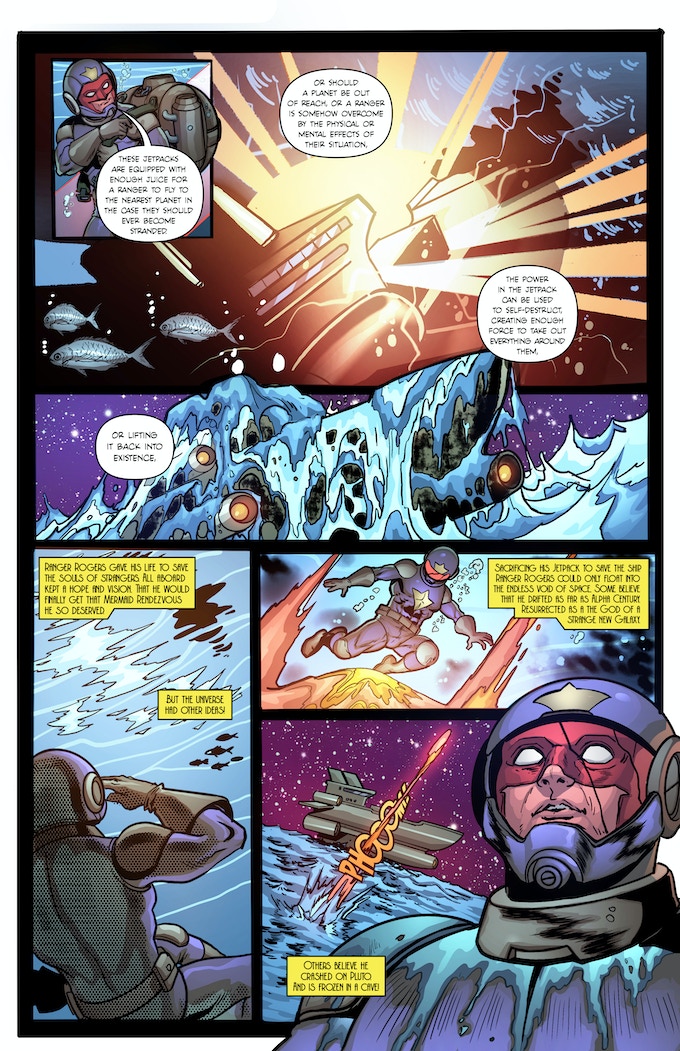 Pixi Runner #5 – Digital Download | Alpha Centurion LXC vs. Mermaid Princess Cassia'Pea Mature Full-Color Sci-Fi Comic