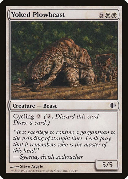 Yoked Plowbeast | 31 | Shards of Alara