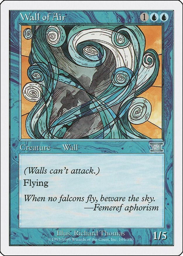 Wall of Air | 105 | Classic Sixth Edition