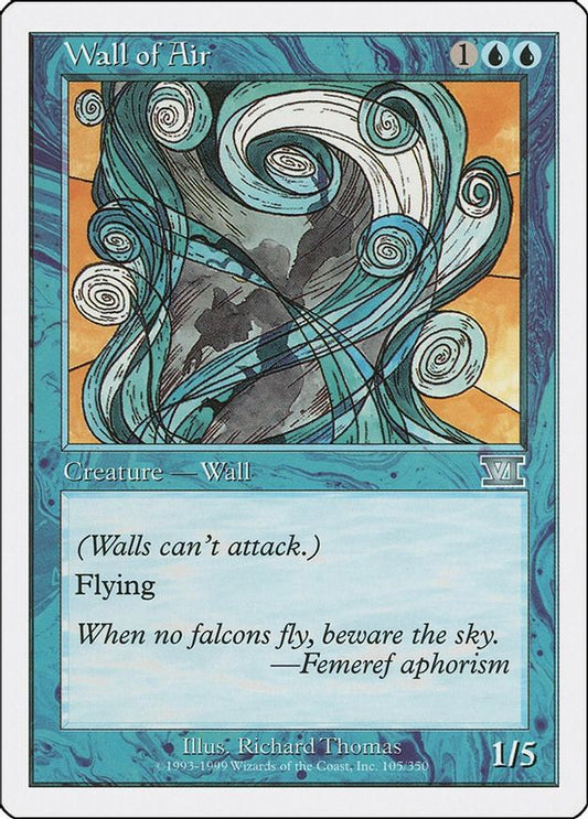 Wall of Air | 105 | Classic Sixth Edition