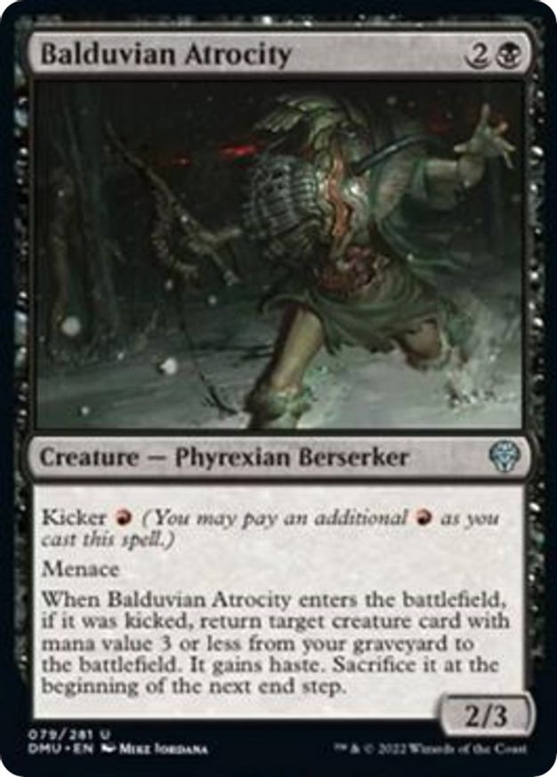 Balduvian Atrocity | 79 | Dominaria United