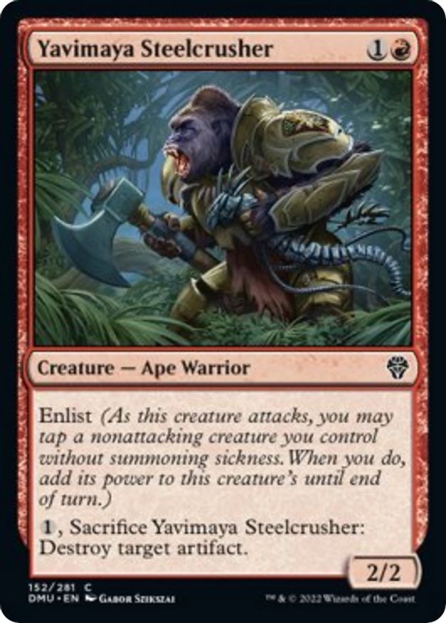 Yavimaya Steelcrusher | 152 | Dominaria United