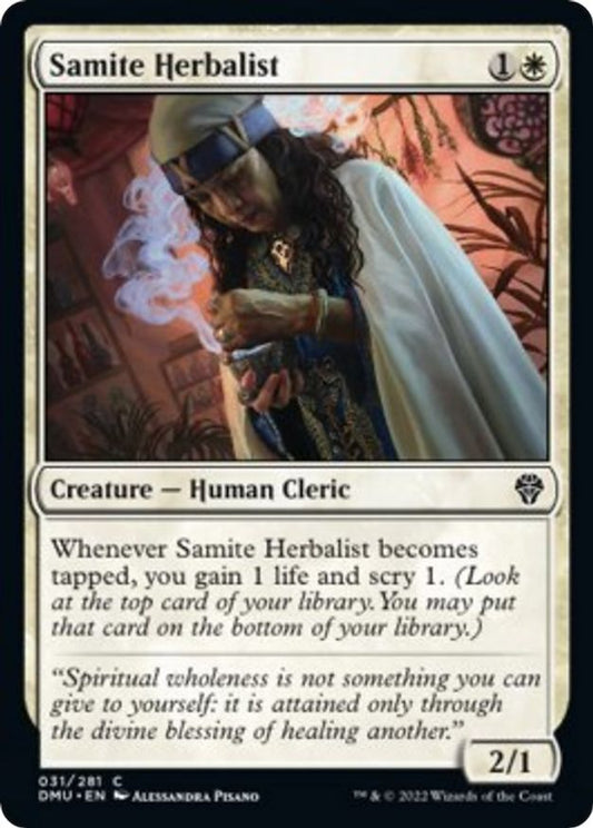 Samite Herbalist | 31 | Dominaria United
