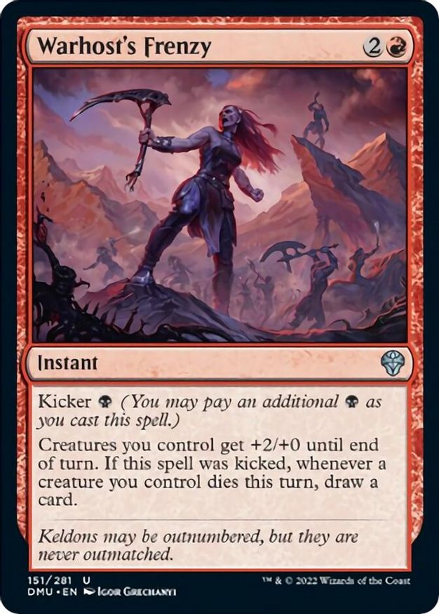 Warhost's Frenzy | 151 | Dominaria United