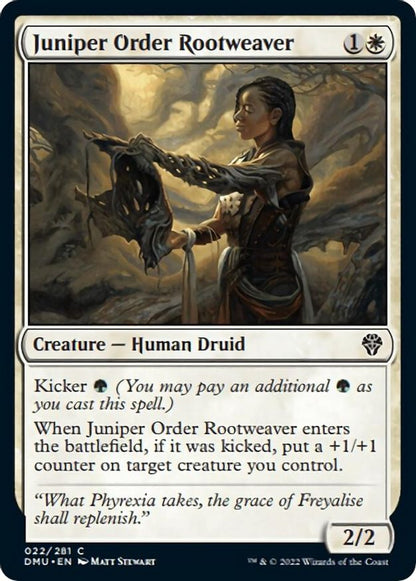 Juniper Order Rootweaver | 22 | Dominaria United