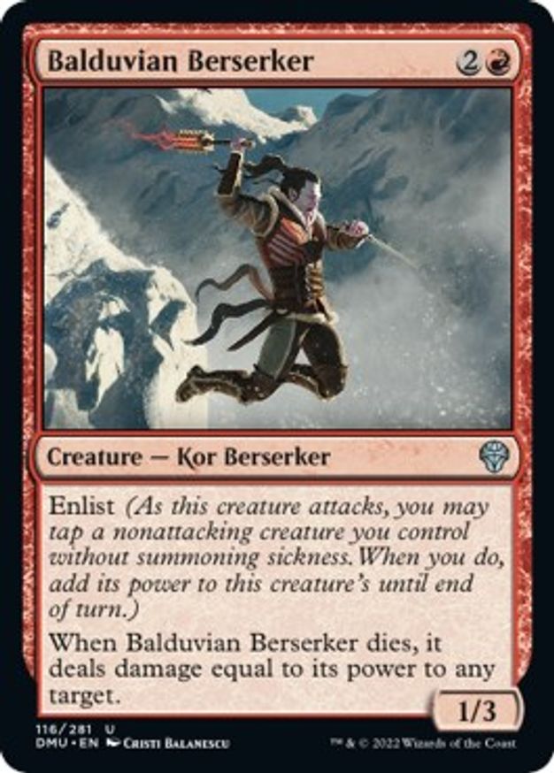 Balduvian Berserker | 116 | Dominaria United