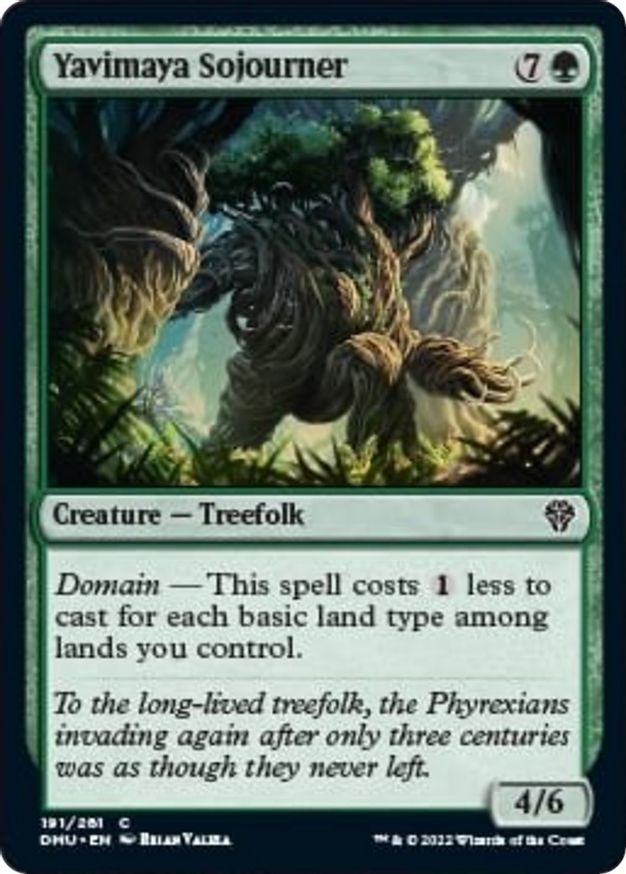 Yavimaya Sojourner | 191 | Dominaria United