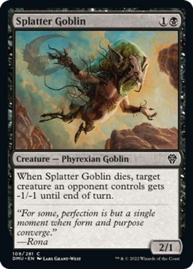 Splatter Goblin | 109 | Dominaria United