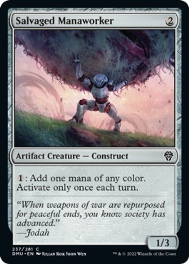 Salvaged Manaworker | 237 | Dominaria United