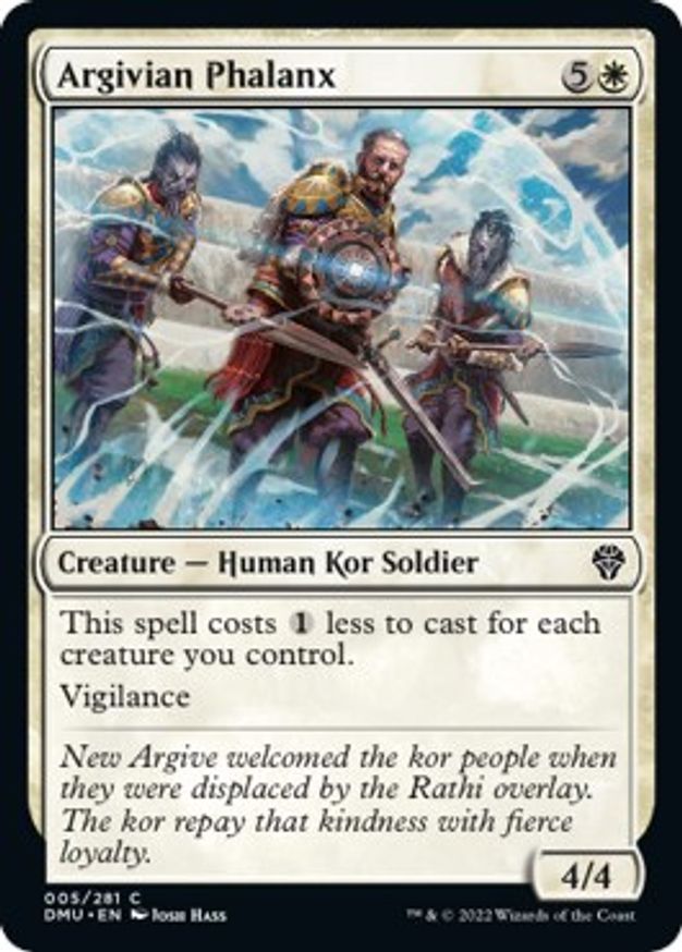 Argivian Phalanx | 5 | Dominaria United