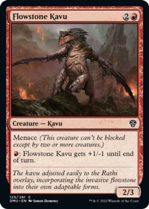 Flowstone Kavu | 125 | Dominaria United