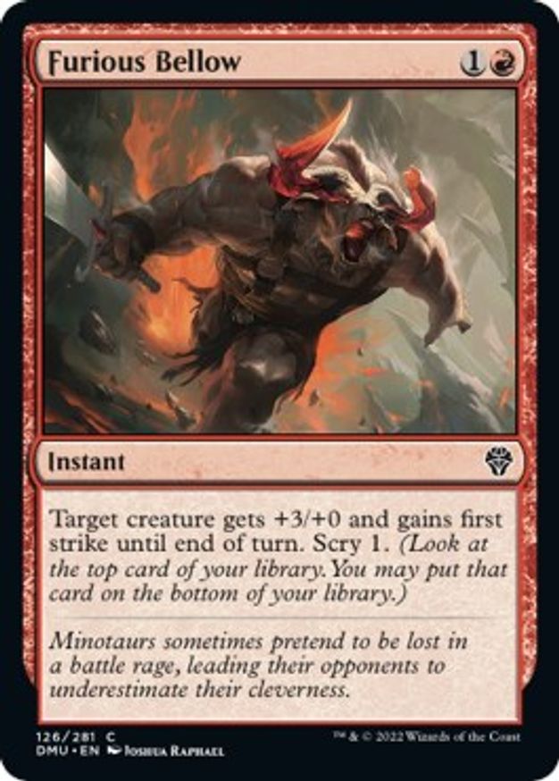 Furious Bellow | 126 | Dominaria United