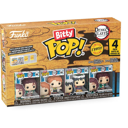 Funko Bitty Pop! Demon Slayer Mini-Figure 4-Pack Specialty - Select Figure(s)