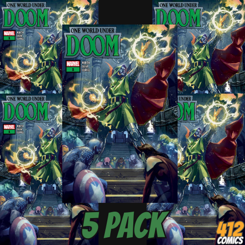 ONE WORLD UNDER DOOM #1 COVER A - 5 PACK (PRESALE 2/12/25)