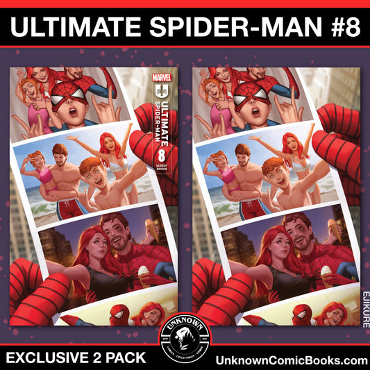 [2 Pack] Ultimate Spider-Man #8 Ejikure Exclusive Var (08/21/2024)