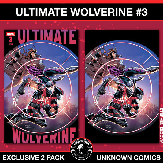 [2 PACK] Ultimate Wolverine #3 Stephen Segovia Exclusive Var (03/26/2025)